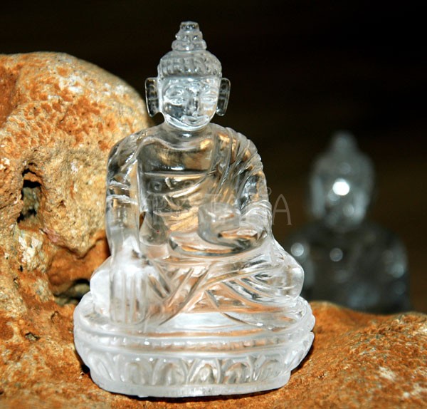 Buddha soška krištáľ