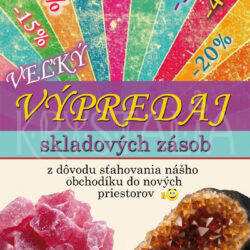 Výpredaj skladových zásob